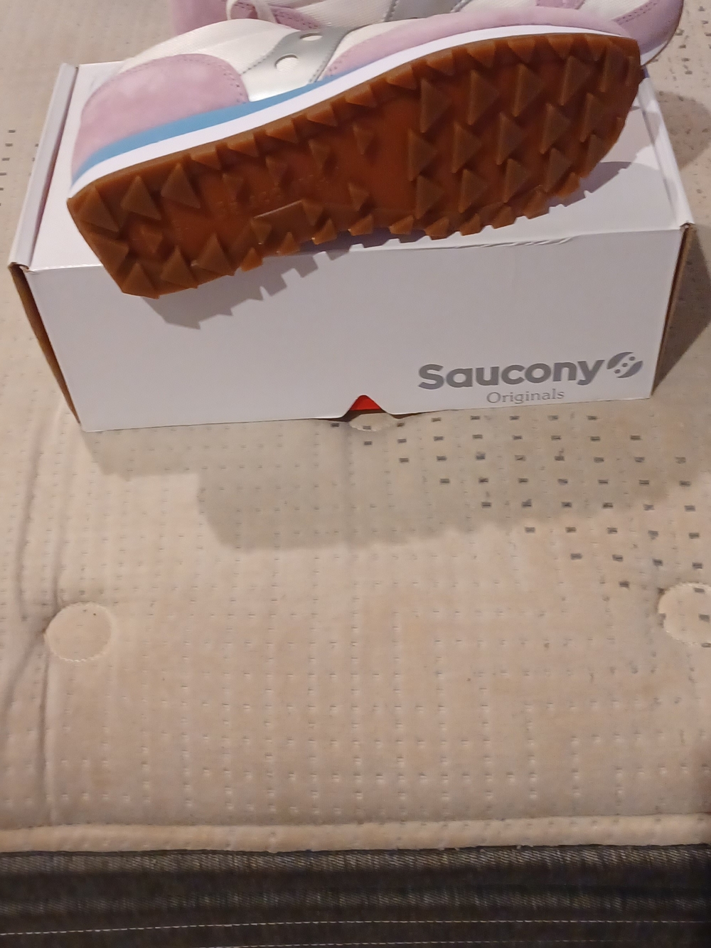 Saucony Pink & White Women's Sneakers View 2